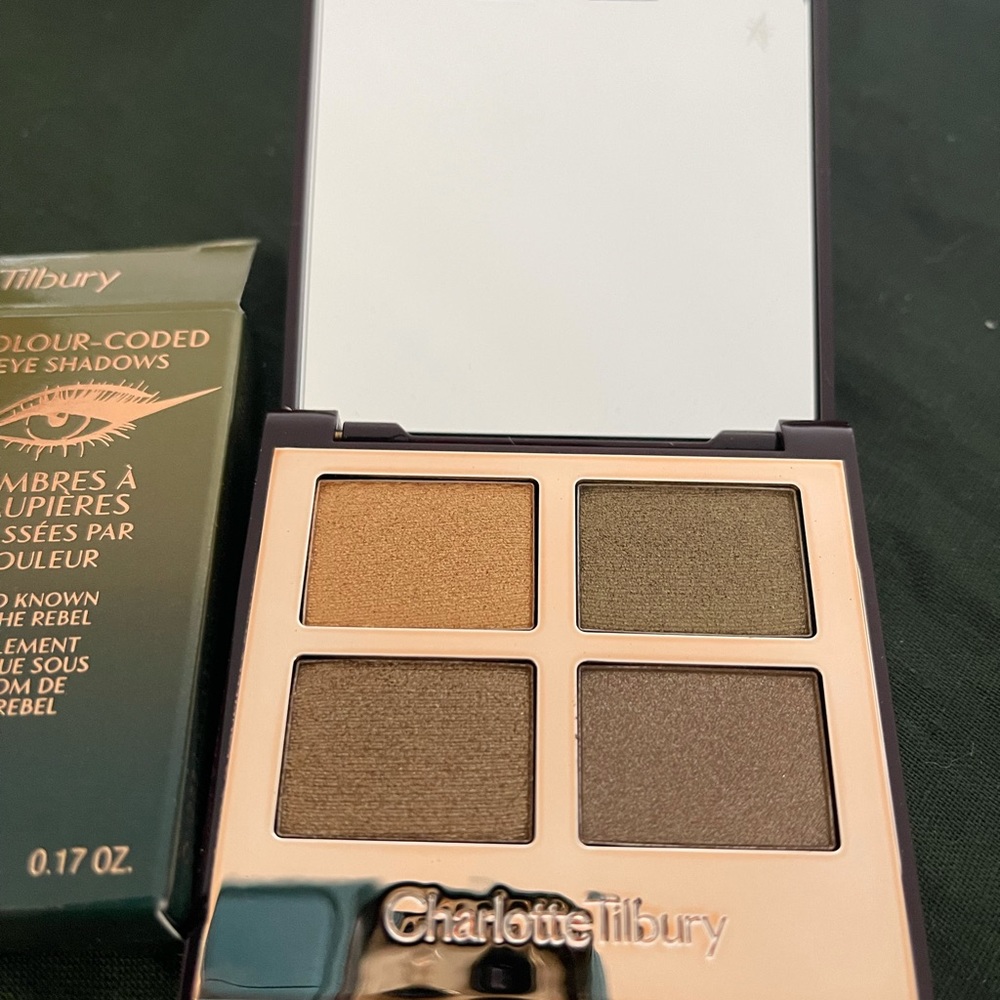 NWT Green Light Charlotte Tilbury Eyeshadow  Quad